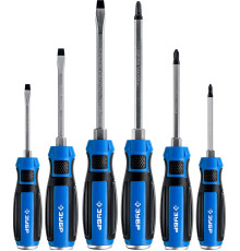 ЗУБР Ударник, 6 предм., набор ударных отверток, Профессионал (25026)