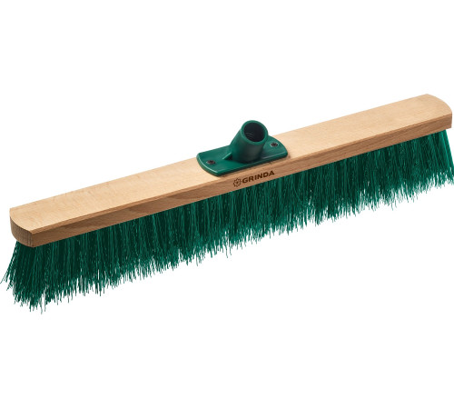 GRINDA EURO буковая колодка 50 см с пластиковым резьбовым держат. для черенка, d 22 мм, щетина 60мм, 5-рядная, без черенка,уличная щетка (39250-500) купить  в Сочи