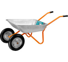 СИБИН СТ-21, 65 л, 100 кг, двухколесная, пневматические колеса, садовая тачка (39909) СИБИН СТ-21, 65 л, 100 кг, двухколесная, пневматические колеса, садовая тачка (39909)