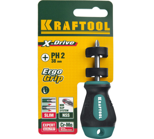 KRAFTOOL Х-Drive, PH2 x 38, отвертка (250072-2-038) купить  в Сочи