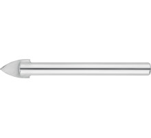 URAGAN 12 мм, 2х кромка, цилиндр хвостовик, Сверло по стеклу и кафелю (29830-12)