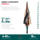 KRAFTOOL COBALT 4-32мм, 15 ступеней, азотирование, винтовая спираль, сверло ступенчатое(29691-4-32-15) купить в Сочи