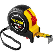 STAYER Stabil, 10 м х 25 мм, рулетка, Professional (34131-10)