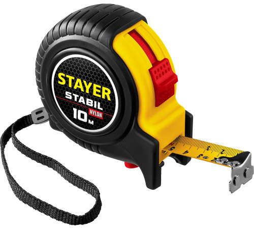 STAYER Stabil, 10 м х 25 мм, рулетка, Professional (34131-10) купить  в Сочи