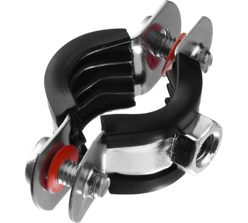 ЗУБР 1/2″, цинк, 10 шт, трубный хомут с гайкой (37850-20-24) купить  в Сочи