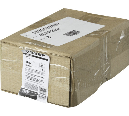 ЗУБР DIN 125А, 14 мм, цинк, 5 кг, шайба (303800-14) купить  в Сочи