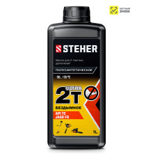 STEHER 2Т-Ultra, 1 л, полусинтетическое масло для 2-тактных двигателей (76004-1)