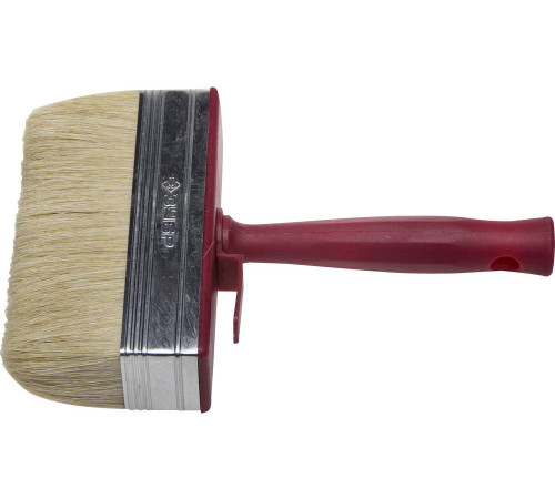 ЗУБР УНИВЕРСАЛ, 4 х 14 см, светлая щетина, пластмассовый корпус, все виды ЛКМ, макловица (01825-14) купить  в Сочи