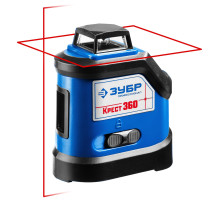 ЗУБР Крест 360, 20 - 70 м, лазерный нивелир, Профессионал (34906)