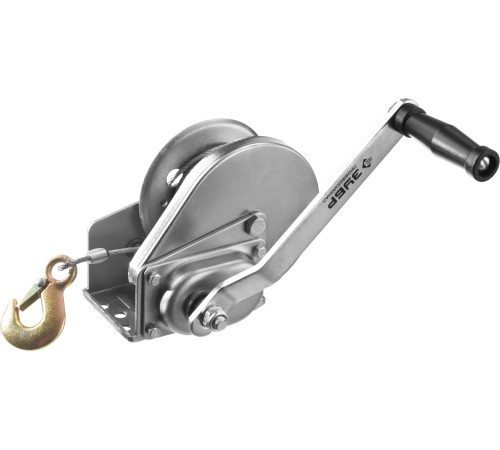 ЗУБР 0.5 т, 8 м, ручная барабанная подъемная тросовая лебедка, Профессионал (43117-0.5) купить  в Сочи