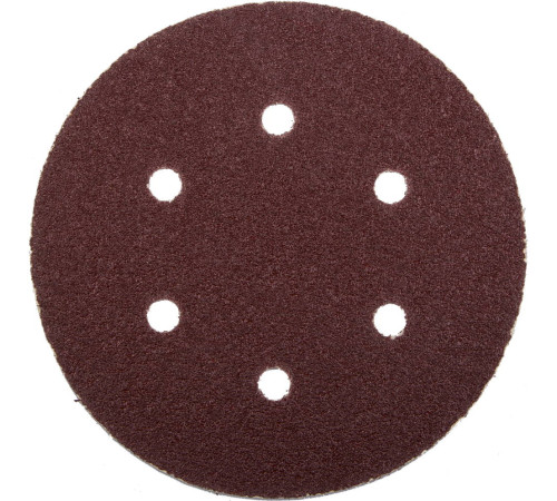 Круг шлифовальный ЗУБР ″Мастер″ универсальный, из абразивной бумаги на велкро основе, 6 отверстий, Р60, 150мм, 5шт купить  в Сочи