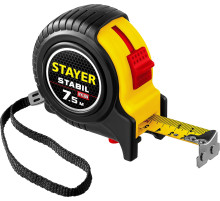 STAYER Stabil, 7.5 м х 25 мм, рулетка, Professional (34131-075)