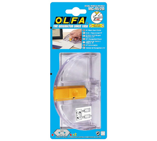 OLFA Mount Cutter, для резки под углом 45°, 20 мм, нож (OL-MC-45/2B) купить в Сочи OLFA Mount Cutter, для резки под углом 45°, 20 мм, нож (OL-MC-45/2B) купить в Сочи