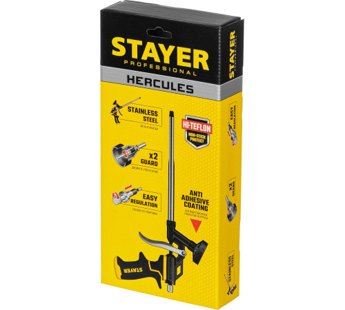 STAYER Hercules, тефлоновый пистолет для монтажной пены, Professional (06861) купить в Сочи STAYER Hercules, тефлоновый пистолет для монтажной пены, Professional (06861) купить в Сочи