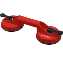 ЗУБР 80 кг, пластмассовый, двойной, стеклодомкрат на присоске (33724-2)