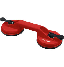 ЗУБР 80 кг, пластмассовый, двойной, стеклодомкрат на присоске (33724-2)