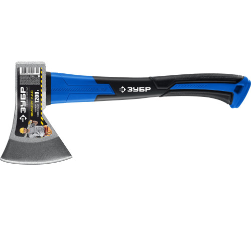 ЗУБР Фибергласс, 1200/1380 г, 430 мм, кованый топор, Профессионал (2061-12) купить  в Сочи