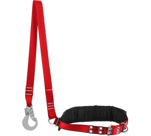 ЗУБР АЛТАЙ страховочный строп, фурнитура из оцинкованной стали, 3 точки крепления, размер L (1140-1440), лямочный пояс с наплечными лямками(11584) купить  в Сочи