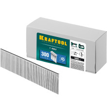 KRAFTOOL тип 18GA (47/300/F) 45 мм, 5000 шт, гвозди для нейлера (31785-45)