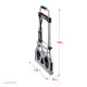 STAYER PROTruck, до 70кг, каркас и платформа из алюминия, платформа 39х28см, колеса d13 см, вес 3.0кг, складная хозяйственная тележка (38755-70) купить в Сочи