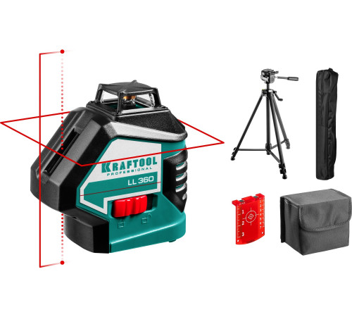KRAFTOOL LL360 #3, лазерный нивелир (34645-3) купить  в Сочи