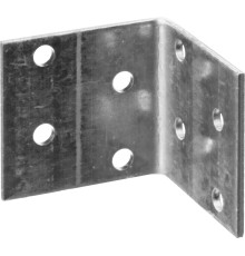 ЗУБР УКР-2.0, 40 x 40 x 40 x 2 мм, цинк, равносторонний крепежный уголок (310206-040-040)