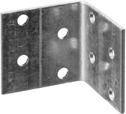 ЗУБР УКР-2.0, 40 x 40 x 40 x 2 мм, цинк, равносторонний крепежный уголок (310206-040-040) купить  в Сочи