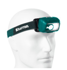 KRAFTOOL KH-5, 550 лм, 3 режима, аккумуляторный налобный фонарь, 1800мАч (56454)