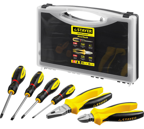 STAYER Hercules, 6 предм., набор губцевого инструмента (2202-H6) купить  в Сочи