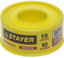 STAYER 0.075 мм х 19 мм х 10 м, 0.25 г/см3, ФУМ лента (12360-19-025)