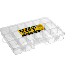 STAYER HANDY-11, 292 x 180 x 40 мм, (11″), пластиковый органайзер с 18 ячейками (38051-11)
