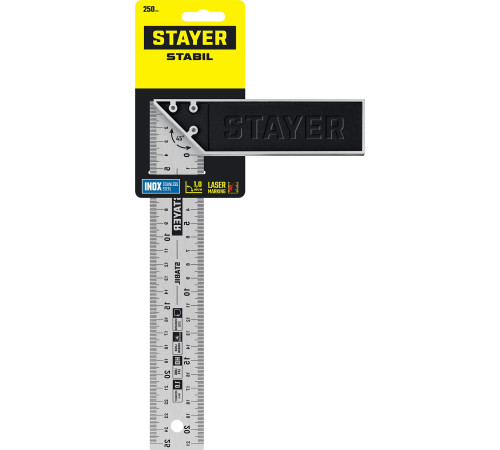 STAYER 250 мм, столярный угольник, Professional (3431-25) купить в Сочи STAYER 250 мм, столярный угольник, Professional (3431-25) купить в Сочи