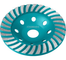СИБИН Турбо, d 125 мм, сегментированная алмазная шлифовальная чашка (33440-125)
