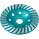 СИБИН Турбо, d 125 мм, сегментированная алмазная шлифовальная чашка (33440-125) купить  в Сочи
