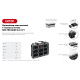 KETER ROC PRO GEAR 2.0 (14″) пластиковый органайзер, 7 съемных лотков (38376) купить в Сочи