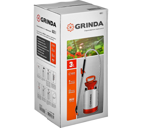GRINDA TS-3, 3 л, широкая горловина, устойчивое днище, переносной опрыскиватель (8-425113) купить в Сочи GRINDA TS-3, 3 л, широкая горловина, устойчивое днище, переносной опрыскиватель (8-425113) купить в Сочи