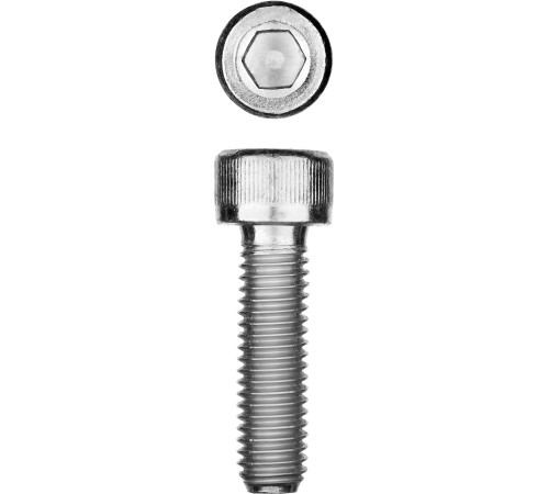 ЗУБР DIN 912, кл. пр. 8.8, М10 х 25 мм, цинк, 5 кг, винт с внутренним шестигранником, Профессионал (30318-10-025) купить  в Сочи