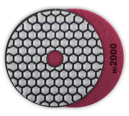 ЗУБР 100 мм, №2000, сухое шлифование, алмазный гибкий шлифовальный круг АГШК, Профессионал (29868-2000) купить  в Сочи