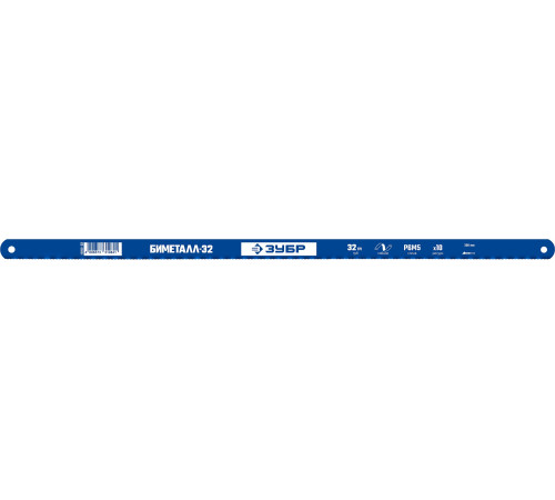 ЗУБР БИМЕТАЛЛ-32, 32 TPI, 300 мм, биметаллическое полотно по металлу, Профессионал (15855-32) купить  в Сочи