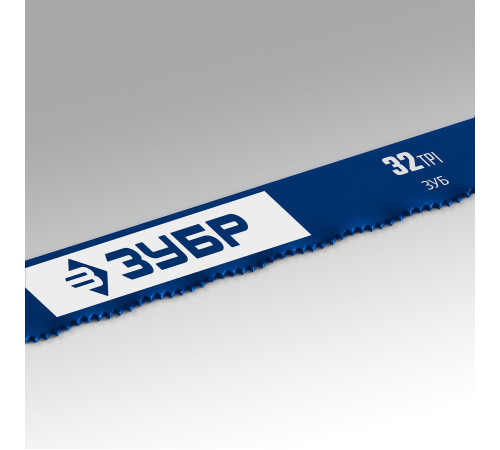 ЗУБР БИМЕТАЛЛ-32, 32 TPI, 300 мм, биметаллическое полотно по металлу, Профессионал (15855-32) купить  в Сочи