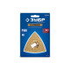 ЗУБР CARBIDE ВК8 Р100, 80 мм полотно треугольное зачистное с твердосплавной крошкой: клей, краска, раствор, кирпич, пенобетон, StarQuick (15583-P100) купить  в Сочи