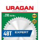 URAGAN Expert, 210 х 32/30 мм, 48Т, пильный диск по дереву (36802-210-32-48) купить в Сочи