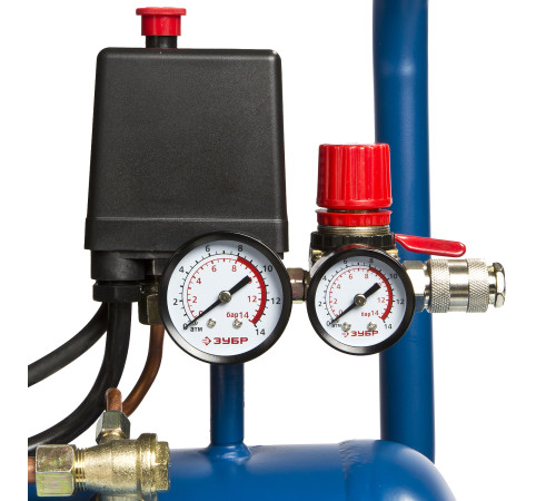 ЗУБР 240 л/мин, 24 л, 1500 Вт, масляный компрессор, Профессионал (ЗКПМ-240-24-1.5) купить  в Сочи