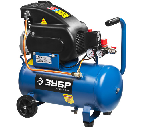 ЗУБР 240 л/мин, 24 л, 1500 Вт, масляный компрессор, Профессионал (ЗКПМ-240-24-1.5) купить  в Сочи