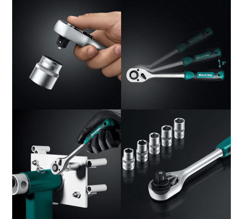 KRAFTOOL GRAND-99, 99 предм., (1/2″+1/4″), Универсальный набор инструмента (27978-H99) купить  в Сочи