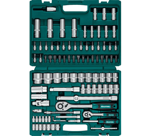 KRAFTOOL X-Drive 94, 94 предм., (1/2″+1/4″), универсальный набор инструмента (27883-H95) купить в Сочи KRAFTOOL X-Drive 94, 94 предм., (1/2″+1/4″), универсальный набор инструмента (27883-H95) купить в Сочи