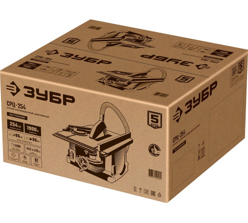 ЗУБР d 254 мм, 1900 Вт, настольный распиловочный станок (СРЦ-254) купить  в Сочи