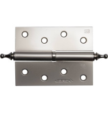 ЗУБР 100 х 75 х 2.5 мм, разъемная, правая, цвет матовый никель (PN), 2 шт, карточная петля (37605-100-4R)