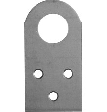 ЗУБР ПР-2.0, 75 x 40 x 2 мм, прямая проушина для навесных замков (31038-75)