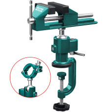 KRAFTOOL Precision, 75 мм, шарнирно-поворотные тиски (32711-75)
